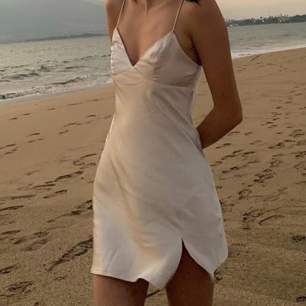 Princess Polly Pink Satin Mini Dress